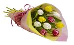 - Give the gift of spring! Delight their day with a colourful bunch of tulips available in many colours of the season.