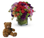 A chic, stylish twist on classic spring flowers!  with Teddy.