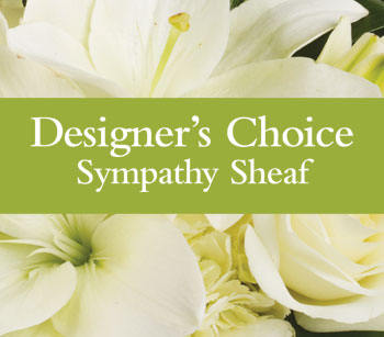 - Cant decide on what to send? The Designers Choice Sympathy Sheaf is a one-of-a-kind collection of the designers freshest fl