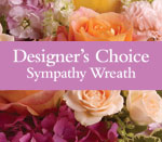 - Cant decide on what to send? The Designers Choice Sympathy Wreath is a one-of-a-kind collection of the designers freshest f