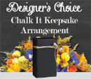 Our florist will design a stunning arrangement in our exclusive Chalk It Keepsake vase - AU/NZ