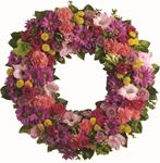 - The memory of brighter days is always a comfort to those in mourning. This lovely wreath will display your compassion beautifu
