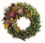 - Bring a feeling of peace to the home or service with the natural beauty of this wondrous native wreath.
