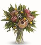 - Beautiful Australian native vase arrangement makes the perfect long lasting gift.