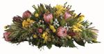 - This striking round native arrangement is the perfect centre piece for any occasion.