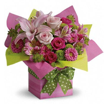 Pretty Pink Present - Flor