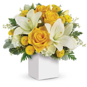 What a stylish way to make someone smile! Inspired by the sound of childrens laughter, arrangement is sure to please